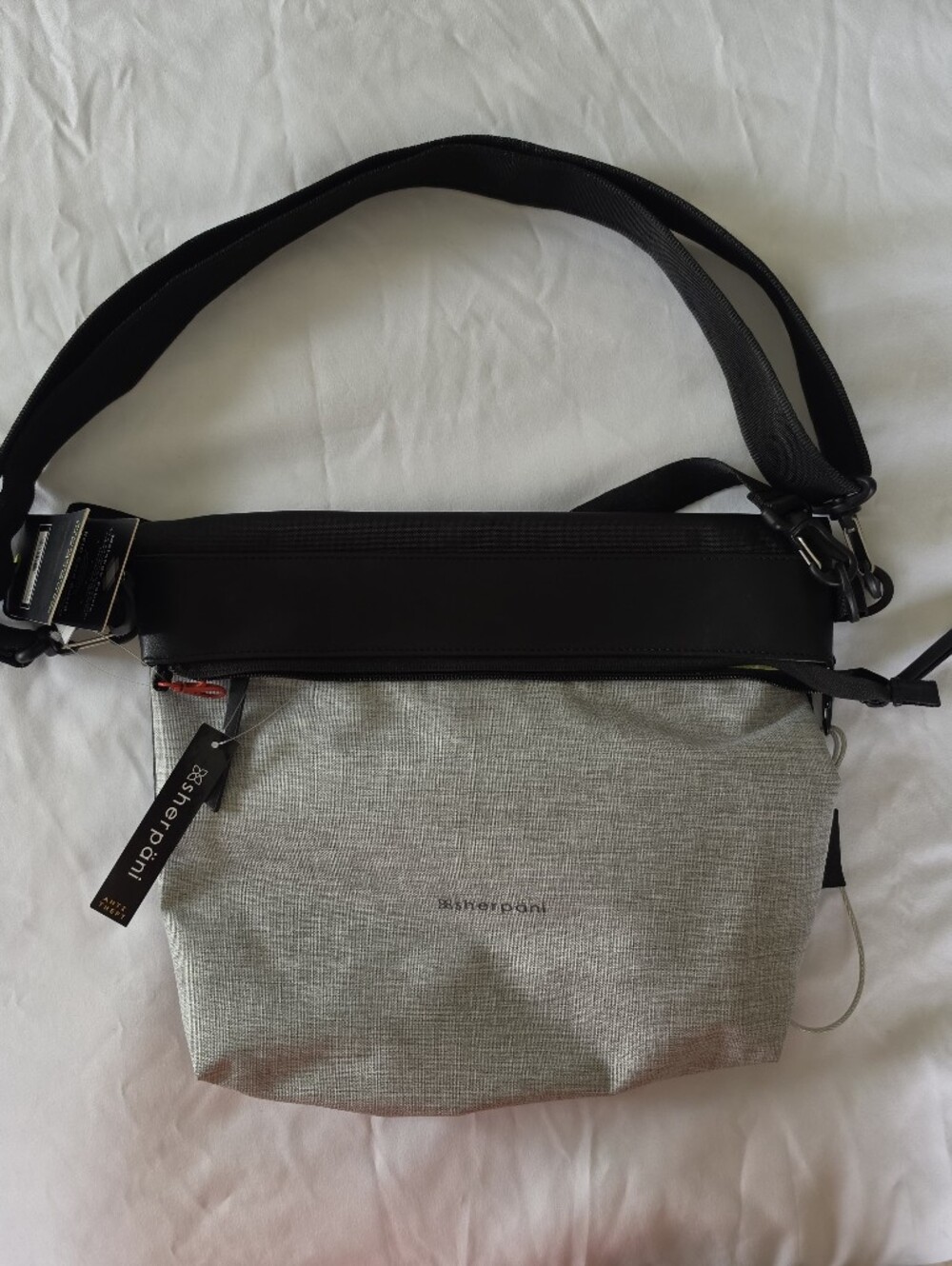 Sherpani Vale Anti-Theft Reversible Crossbody Bag - Sterling Gray, NWT